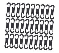 ERINGOGO 400 piezas Ganchos S Tipo para Fijar Cojines de Asiento de Coche Gancho Plástico Abs Resistente para Fundas y Tapicería de Accesorios para Vehículos