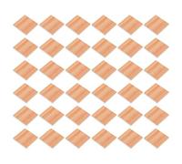 ERINGOGO 45 Piezas Láminas de Suelo de Madera para Casas de Muñecas Tablones Rectos Resistentes para Decoración y Bricolaje Cocinas y Baños Miniatura