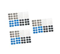 ERINGOGO 48 piezas Almohadillas de Silicona para Amortiguación de Tambores Silenciadores Autoadhesivos Diversos Colores para No y Resonancias Instrumentos de Percusión