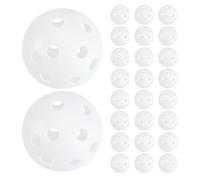 ERINGOGO 48 Piezas Pelotas de Golf de Plástico Huecas para Práctica Interior y Exterior Bolas de Entrenamiento Reutilizables para Golfistas Principiantes y Profesionales