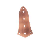 ERINGOGO 4agujero Placa De Control Aleación De Aluminio Para Guitarra Bronce Compatible Modelos Vintage y Contemporáneos Para Reemplazo y Personalización