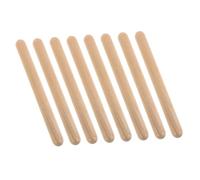ERINGOGO 4pares Palos De Percusión De Madera Natural para Baquetas Rítmicas para Actividades Educativas y Aprendizaje Musical Aulas Infantiles