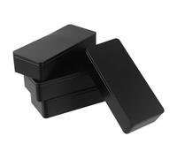 ERINGOGO 4piezas Caja De Almacenamiento Metálica Rectangular Unidades Pequeña Para Bolsitas De Té Contenedor De Hojalata Vacío Portátil