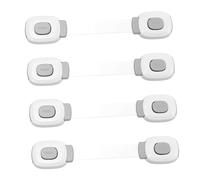 ERINGOGO 4piezas Cerradura De Seguridad Autoadhesiva Para Cajón Cerraduras Antipinchazos Para Armario Para Bebés y Armarios