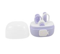 ERINGOGO 4piezas Cortaúñas Para Bebés Con Luz Led De Manicura Infantil Seguro Para Recién Nacidos Incluye Cortaúñas Tijeras De Seguridad y Estuche De Almacenamiento