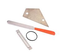 ERINGOGO 4piezas Herramientas Para Reparación De Guitarra De Nivelación y Pulido Herramientas De Diapasón y Protección De Trastes Kit De Mantenimiento Para Luthiers y Guitarristas