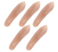 ERINGOGO 5 Piezas Dedos Falsos Realistas para Performance Extremos Largos para Trucos de Accesorios de Cosplay y Utilería Teatral para Discapacitados y Maquillaje Escénico