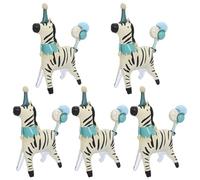 ERINGOGO 5 Piezas Globos de Carnaval para Fiesta, Globos de Caballo de Aluminio, Diseño de Circo, Fáciles de Inflar, para Celebraciones de Cumpleaños y Carnaval