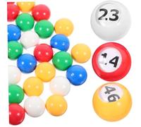 ERINGOGO 50 Piezas Bolas Numeradas para Colores Brillantes Resistentes para Fiesta Adultos