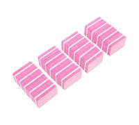 ERINGOGO 50 piezas Unidades Mini Bloques Buffer Uñas Esponja para Manicura Profesional Pulidor y Limas Portátiles para Uñas Dedos y Pies Rosa
