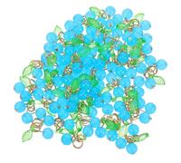 ERINGOGO 50piezas Colgante de Cereza para Manualidades Accesorios de Joyería Adornos de Cereza para Regalos Navideños Hechos Mano
