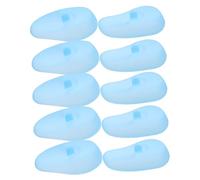 ERINGOGO 6 Pares de Oídos de Silicona Reutilizable para Peluquería Barrera Química para Teñido y Decoloración Azul para Salón y Uso Doméstico