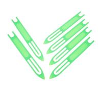 ERINGOGO 6 Piezas Aguja de Plástico para Reparación de Alfombras Resistente y Grande para Manual Reparación de Redes de Pesca y Proyectos DIY