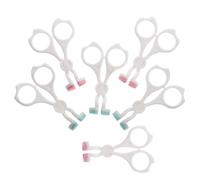 ERINGOGO 6 Piezas Aplicador de Lentes de Contacto de Silicona para | Herramienta Auxiliar para Principiantes y Maquillaje, Estructura Suave Pinzas Acolchadas de Silicona