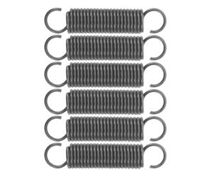 ERINGOGO 6 Piezas Muelle de Extensión de Gancho Largo para Sillón | Repuesto para Mecanismo y Enlace de Muebles, Instalación Fácil, Uso en Taller DIY y Exterior