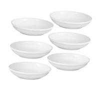 ERINGOGO 6 Piezas Platos Pequeños de para Quemador de Cera Repuesto para Platos de Calentador de Aceite Aromático Duraderos y Fáciles de Limpiar Uso Versátil para Aromaterapia y Velas