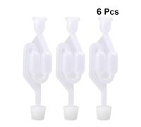 ERINGOGO 6 piezas Tapones de Silicona Alimentaria para Botellas con Válvula de Aire Sellado Hermético para Vino y Fermentación Casera Resistentes Temperaturas para Uso Hogar y Bar