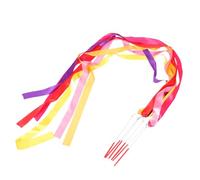 ERINGOGO 6 Piezas Varillas de Cintas de Baile para Metros Colores Vibrantes para Gimnasia y para Entrenamiento y Artísticas