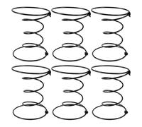 ERINGOGO 6 Resortes Helicoidales de Tapicería de Doble Cono Muelles Metálicos para Sofá y Silla Altura 15 CM Kit de Reparación de Resortes para Muebles Paquete de 6 Piezas para