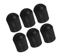 ERINGOGO 6 Topes De Goma Antideslizantes Para Pica De Violonchelo, Diámetro 0,5 Cm, Color Negro, Protector Duradero y Estable Para Instrumentos, Paquete De 6 Unidades Para Uso En Suelo y Escenario