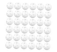 ERINGOGO 60 Piezas Campana de peluche Artesanía de plástico inserciones de sonajero de bricolaje ráfaga de recién nacidos fabricante de ruido de sonajero de bebé insertos el plastico