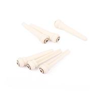 ERINGOGO 6piezas Clavos De Puente De Guitarra De Hueso Con Círculo De Latón y Puntos De Concha Verde Clavos Para Guitarra Acústica Folk Compatible Con Puentes Estándar Accesorios