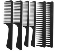 ERINGOGO 6piezas Peine Cortador De Pelo Peine Barbero Herramientas Para Peinar Desenredante Para Cabello Mojado