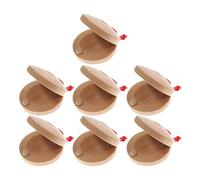 ERINGOGO 7 Instrumentos De Percusión Rítmica Para De Madera Para Enseñanza Para El Aula Experimentales Beige