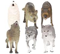 ERINGOGO 7piezas Figuras De Animales Salvajes para Niño Niña Educativo De Juguetes De Aprendizaje para Desarrollar La Imaginación Infantil