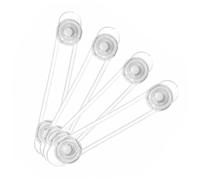 ERINGOGO 8 piezas Cierres de Seguridad Transparentes para Bebés Cinturones Flexibles y Adhesivos para Armarios Neveras y Muebles Protección Infantil Multiusos sin Daños Residuos