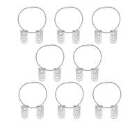 ERINGOGO 8 Piezas Kit de Anclajes Metálicos Antivuelco para Muebles con Soportes Tornillos para Fijar Armarios Estanterías y Cómodas Protección Infantil y Seguridad ante Terremotos