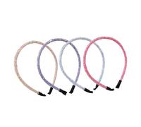 ERINGOGO 8piezas Diadema de Color Brillante Lentejuelas Pelo Banda Pelo Fina Que Combina para Fiestas y Uso Diario para Mujeres y Niñas Color Aleatorio