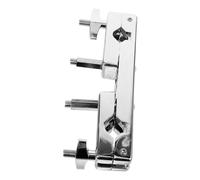 ERINGOGO Abrazadera de Platillo para Batería, Aleación de Zinc, Color Plata, Diseño de Fijación Fiable para Platillos de Percusión y Kit de Batería