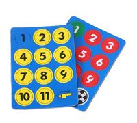 ERINGOGO Accesorios Magnéticos para Pizarra de Fútbol Piezas Redondas Pequeñas para Equipo de Entrenamiento para Entrenador Marcadores Magnéticos para Aula