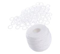 ERINGOGO Accesorios para Cortinas Romanas Cordón Blanco y Guía de Hilo | PP y Algodón, para Persianas y Cortinas de Ventana, Montaje sin Herramientas, Bricolaje Doméstico