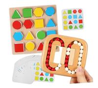 ERINGOGO Actividades De Laberinto De Rompecabezas De Madera para Personas Mayores Juegos De Memoria para Personas Mayores con Rompecabezas Juegos De Mesa