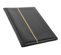 ERINGOGO Álbum para Monedas Coleccionables Capacidad 250 Piezas, Organizador Portátil en Cuero PU y PVC Negro, Libro de Coleccionismo para Protección y Exhibición de Monedas Antiguas