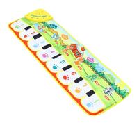 ERINGOGO Alfombra Piano Infantil Multifuncional con Teclado Luminoso y Volumen Juguete Educativo para Bebés Colchoneta Musical para Gateo y Desarrollo Temprano