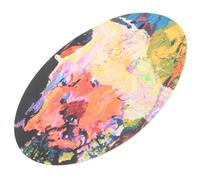 ERINGOGO Alfombrilla Antideslizante y Antiestática De Fieltro Para Tocadiscos, Tapete Protector Para Discos De Vinilo, Diseño Flower Pattern, Compatible Para Uso Doméstico y Dj, Tamaño Estándar