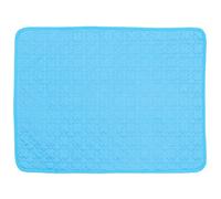 ERINGOGO Alfombrilla Refrescante para Mascotas Azul S, Esterilla Autorefrigerante de Seda de Hielo, Tapete Lavable para Cama de Perros y Gatos, Cojín de Enfriamiento Verano para Mejorar