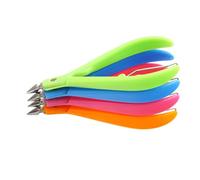 ERINGOGO Alicate de Manicura y Cortador de Cutículas Portátil con Mango Plástico, Tamaño Pequeño, Hojas Ultraafiladas para Pedicura Profesional, Uso en Hogar y Viaje, Color Aleatorio