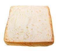 ERINGOGO Almohada De Pan para Mascotas Cojín Decorativo Lavable 40x40x7 Cm Diseño En Forma De Rebanada De Pan para Sofá y Cama Gatos Adultos