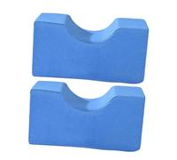 ERINGOGO Almohada de Pies 2 Unidades Cojín Antiescaras para Tobillos Soporte para Piernas Almohadilla Lavable para Pacientes Mayores Azul de Circulación