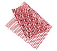 ERINGOGO Almohadilla para Jaula de Perro con Base de Malla y Orificios Drenaje Rápido Material Seguro y Transpirable Accesorio para Jaulas de Mascotas Color Rojo