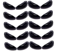 ERINGOGO Almohadillas Nasales de Silicona Accesorio Suave Antideslizantes y Evitar Deslizamiento para Mejorar Ajuste Paquete de 20 Pares para Gafas de Sol y Monturas Ópticas Planas