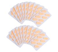ERINGOGO Almohadillas Nasales para Montaje Cómodo y Duradero Antideslizantes de Espuma Eva Beige, Aumentan Altura y Seguridad, 80 Pares para Gafas