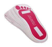 ERINGOGO Almohadillas Protectoras Desechables para Pies 25 Pares Tamaño Único Acolchadas Adhesivas para Pieles Sensibles Profesionales de Bronceado en Aerosol en Salón y Uso Móvil