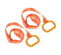 ERINGOGO Arnés de Arrastre para Ciervos Naranja Ajustable Cuerda de Transporte de Caza Resistente Sistema de Tracción Portátil 2 Piezas para Actividades al Aire Libre y Caza