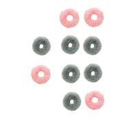 ERINGOGO Bandas Elásticas Cabello de Felpa 10 Unidades Mezcla de Colores Lazos Pelo de Niña Suaves y Cálidos Coleteros Elásticos para Uso Diario y Accesorios de Moda