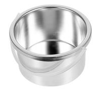 ERINGOGO Bandeja Calentadora de Cera de Aluminio 500 Ml Pequeña para Depilación Profesional Uso en Salones y Hogar Reemplazo Crucible sin Mango